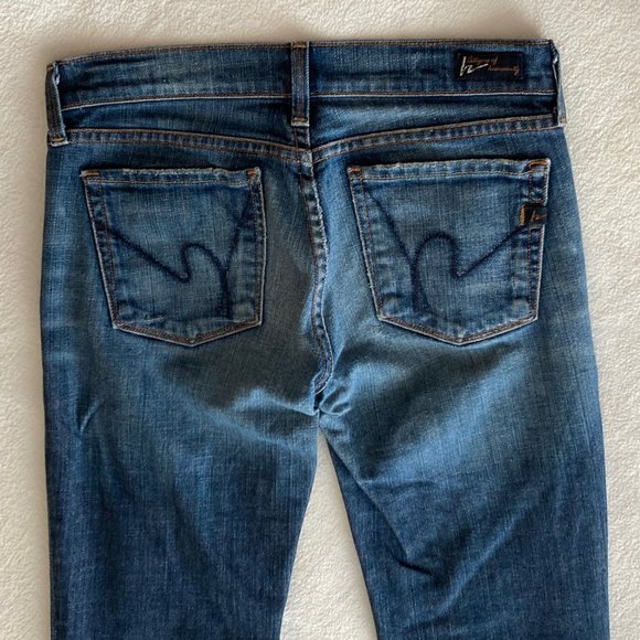 Citizens of Humanity Kelly #001 Stretch Low Waist Bootcut Jeans - Picture 2 of 16